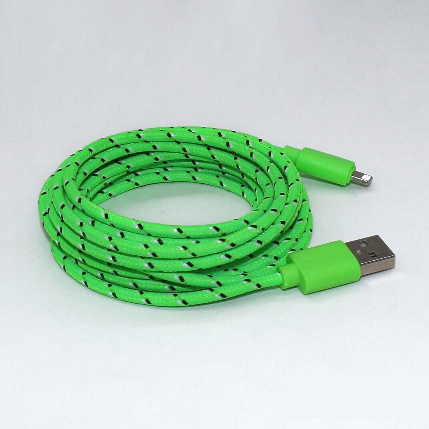 Workaway Tech | 5-Pack Apple Charging Cables - Nylon Braided (3ft/6ft/10ft)