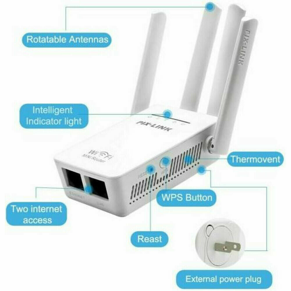 Workaway Tech | WiFi Range Extender - 1200Mbps Wireless Signal Booster