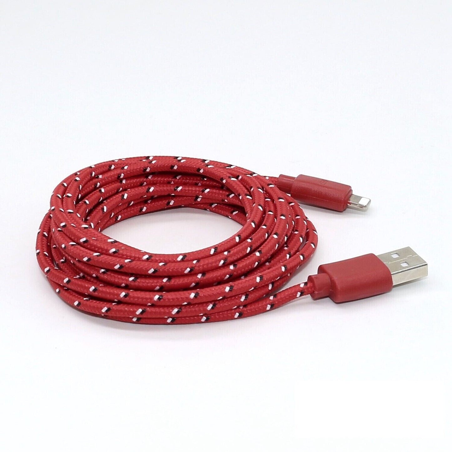 Workaway Tech | 5-Pack Apple Charging Cables - Nylon Braided (3ft/6ft/10ft)