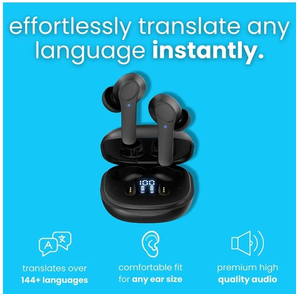 Translator Earbuds 144 Languages Real Time Online OffLine Translation