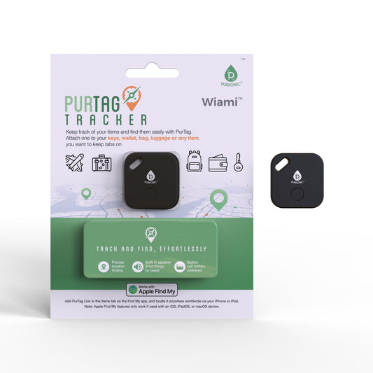 Purtag smartphone app showing item location